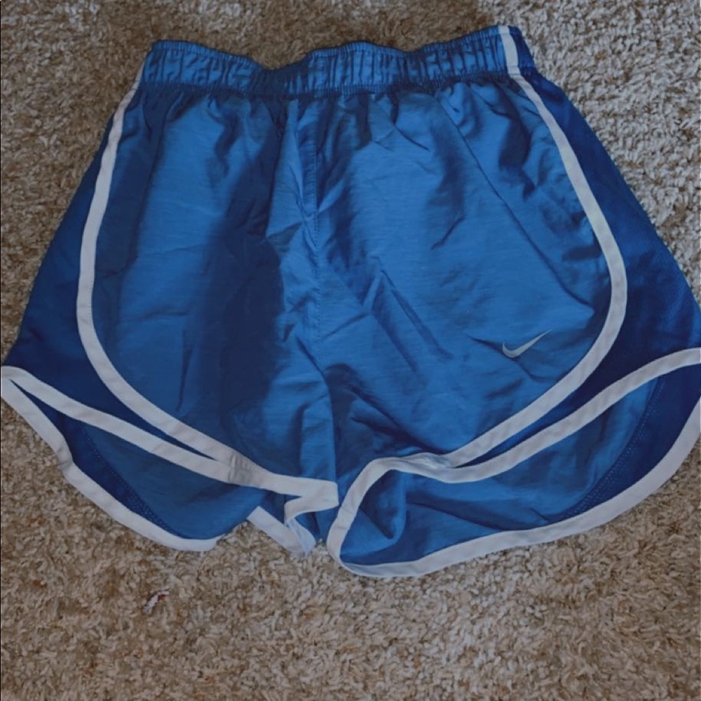 Royal Blue and White Nike Shorts
